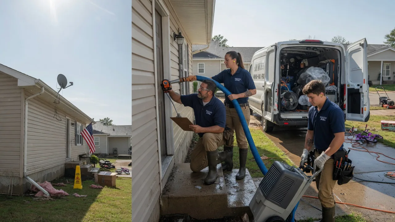 Ceiling Water Damage Restoration in University Park, IL near me